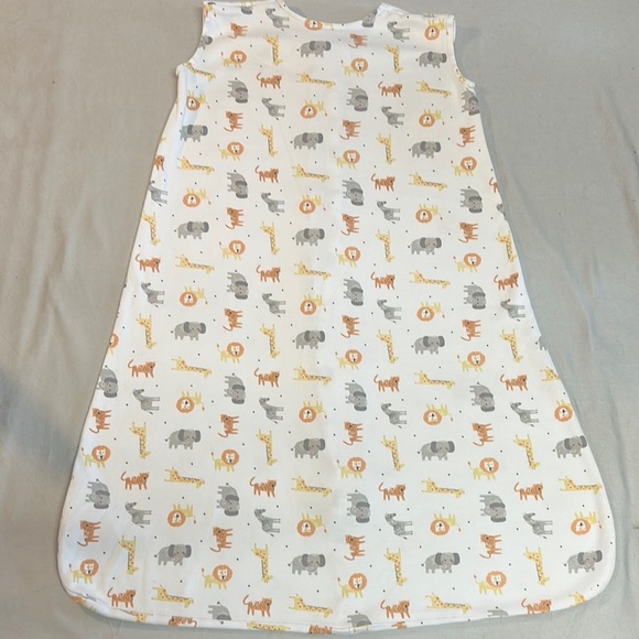 Halo Cozy Cotton White and Gray Sleep Sack - Picture 3 of 3